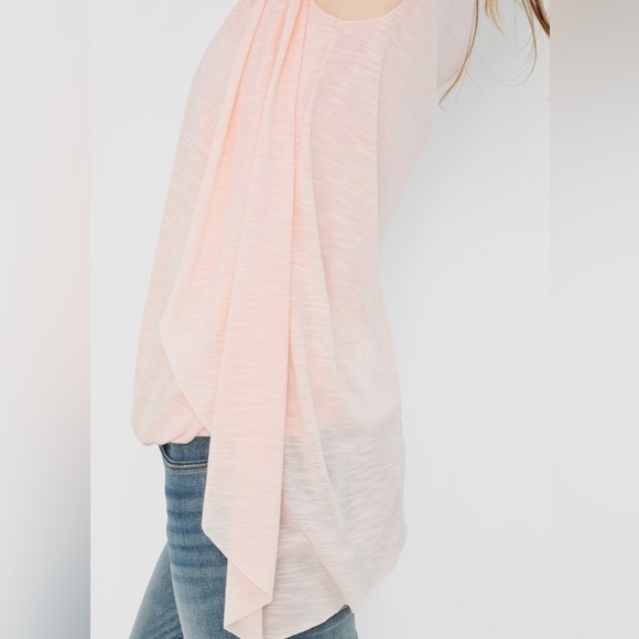 WHBM Sleeveless Slub Drape Top - Size Medium - Picture 3 of 10